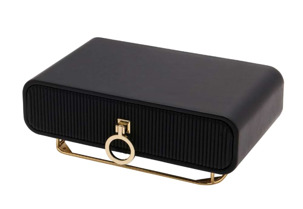 Camille Black Jewellery Box