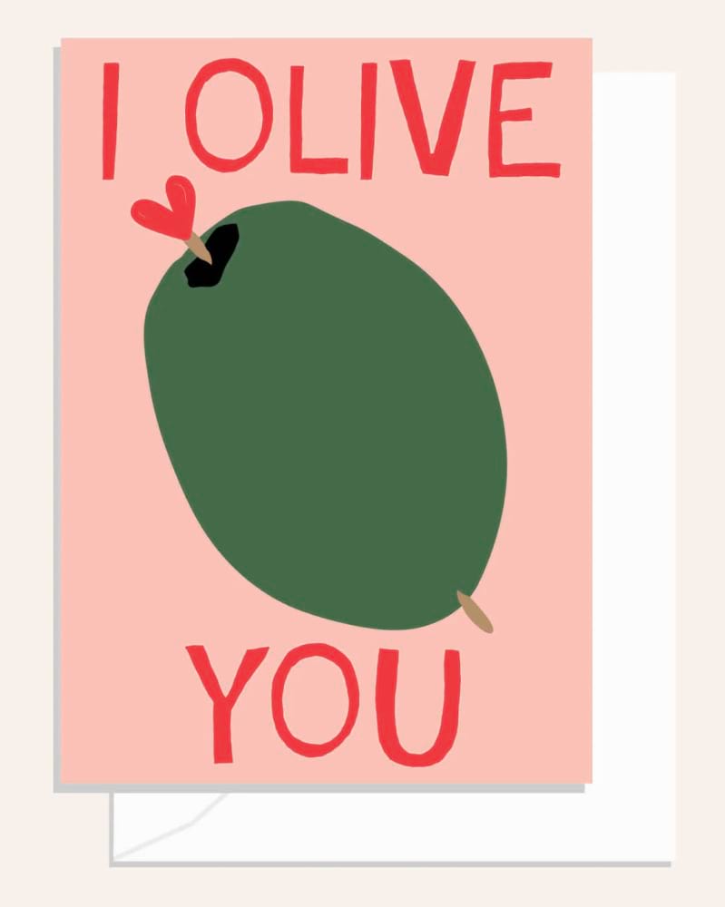I Olive You Card